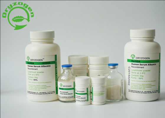 Van de het Serumalbumine van de zoogdiercelcultuur het Recombinante Middel van RecHSA 66.5kD Dierlijke Vrije