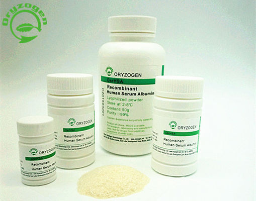 99% Albumine van het zuiverheids heeft de Recombinante Serum Poeder Lage Endotoxin gevriesdroogd
