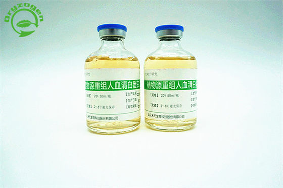 Vloeibare Recombinante Menselijke Albumine voor Medische apparaten CAS 70024-90-7