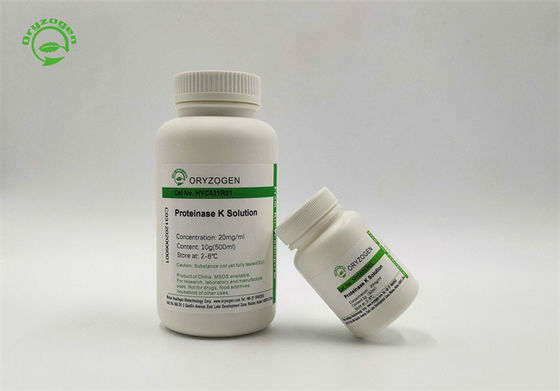 ISO-Certificaat Recombinante die Proteïnase K in DNA-Extractie CAS 39450-01-6 wordt gebruikt