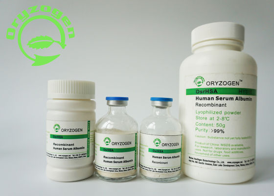 De lage Endotoxin Recombinante Serumalbumine HEEFT Celcultuur voor Vaccinvervaardiging/Formulering
