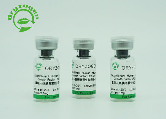 Groter dan 90%-Zuiverheid Stabiele Recombinante IGF 1 Lange 1 X10^6 de Eenheden van R3/Mg-Bio-activiteit