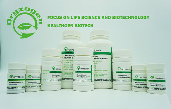 HEEFT de de Oorsprongs Recombinante Menselijke Albumine van de rijstkorrel 66.5KD-Molecuulgewicht voor Kenmerkende Uitrusting