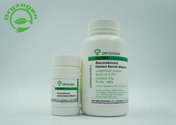 Groter dan 99% Recombinante HEEFT de Zuiverheid rHSA Stabilisator zonder Dierlijke Componenten