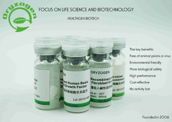 Het witte Gevriesdroogde van het de Cultuurmiddel van de het Poeder Zoogdiercel van de bFGFgroei Factor Ingrediënt 17KD