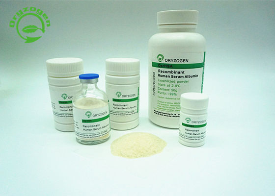 Meer dan 99%-Albumine van het Zuiverheids HEEFT de Recombinante Serum van Wit om Beige Kleurenpoeder aan te steken