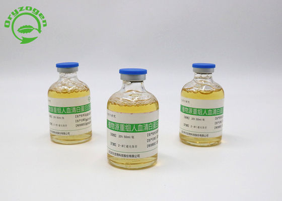 Molecuulgewicht 65 Vloeistof van de het Serumalbumine van KD de Recombinante Menselijke in Celtherapie